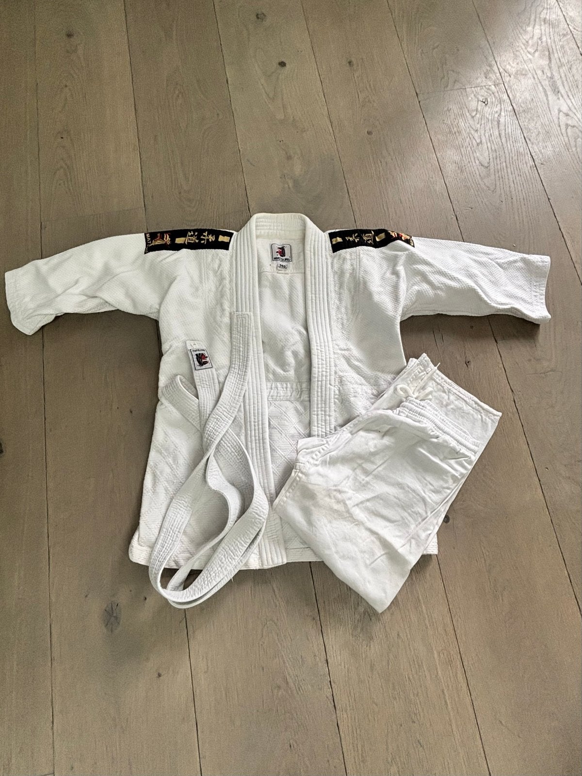 Judopak maat 140, compleet met band, Ophalen, Gebruikt, Judo, Vechtsportpak