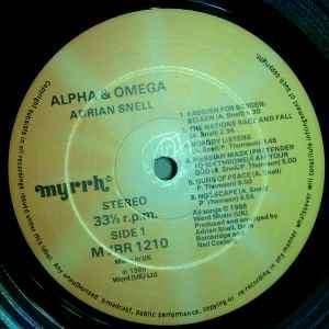 Adrian Snell ‎  Alpha And Omega  lp, LP, Gebruikt, Pop, Ophalen of Verzenden