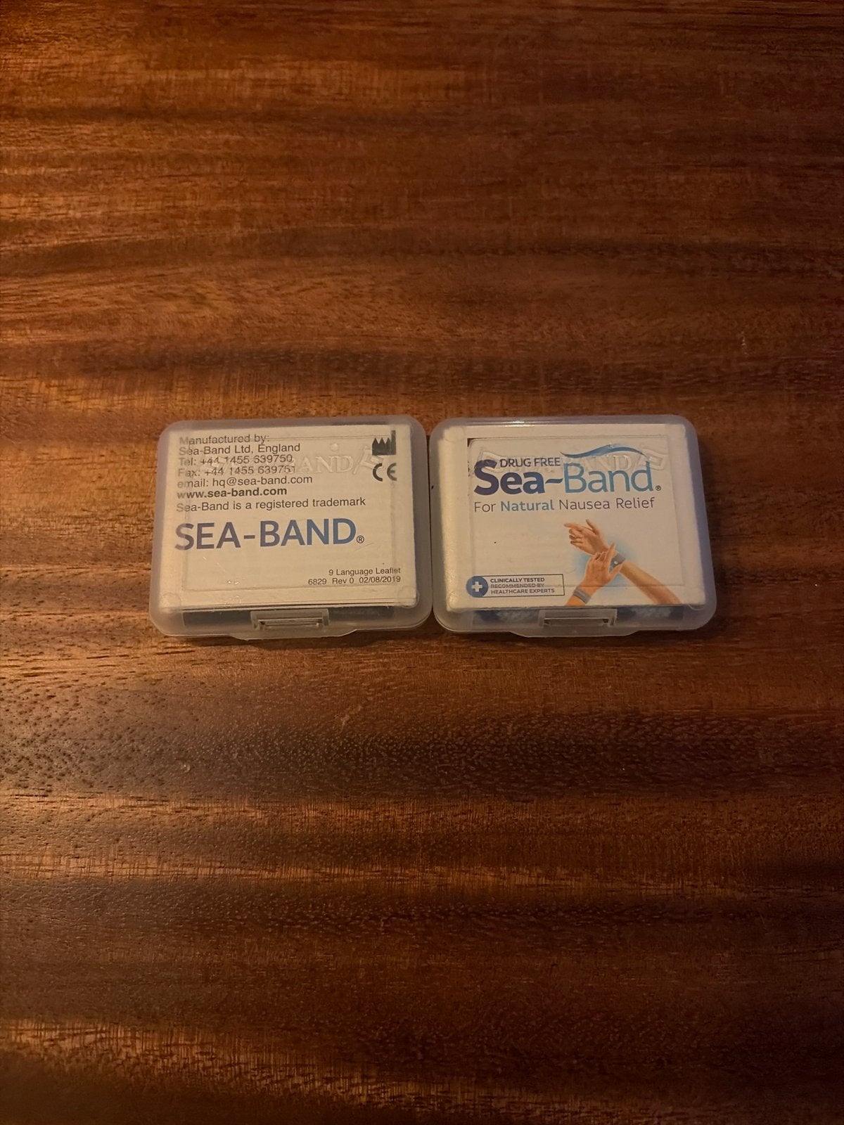 Sea-Band Anti-Misselijkheid Polsbandjes (2 sets), Ophalen of Verzenden, Gebruikt, Overige typen