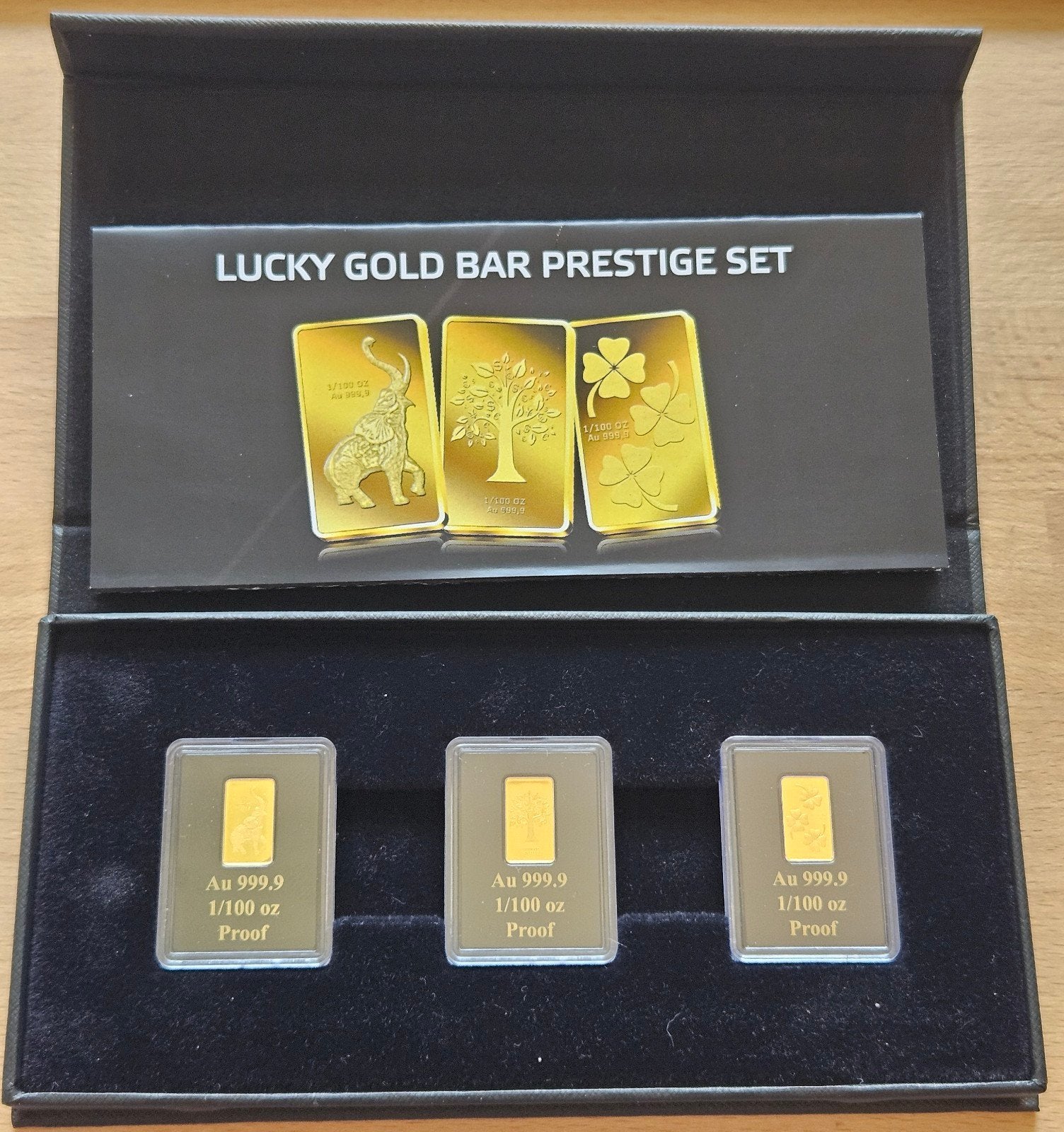 Lucky Gold Bar Prestige Set, Ophalen of Verzenden, Goud