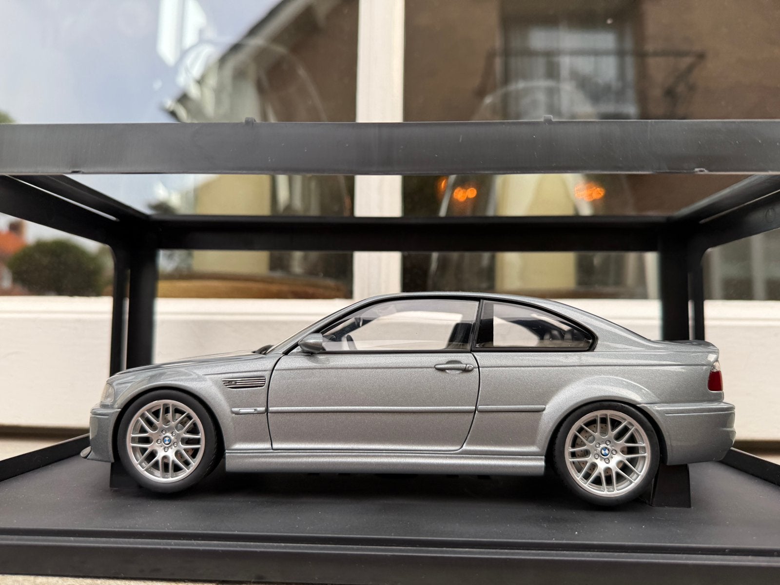 1:18 BMW E46 M3 CSL Steel Grey Metallic 2001 Autoart 70661, Auto, Autoart, Nieuw, Ophalen of Verzenden