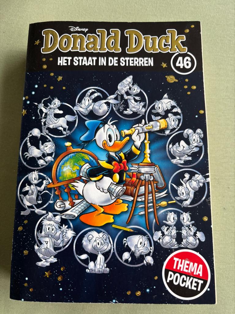Donald Duck Pocket 46: Het Staat in de Sterren, Eén stripboek, Ophalen of Verzenden, Gelezen