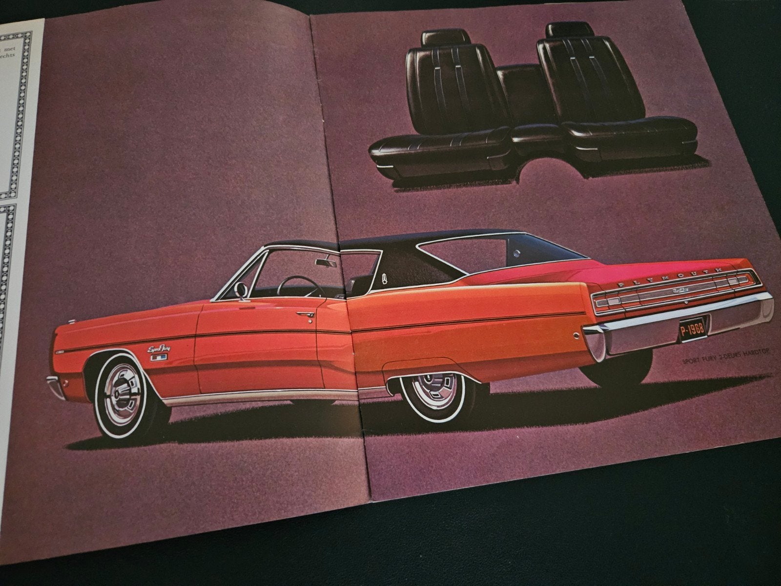 Brochure Plymouth 1968, Ophalen of Verzenden, Zo goed als nieuw, Overige merken