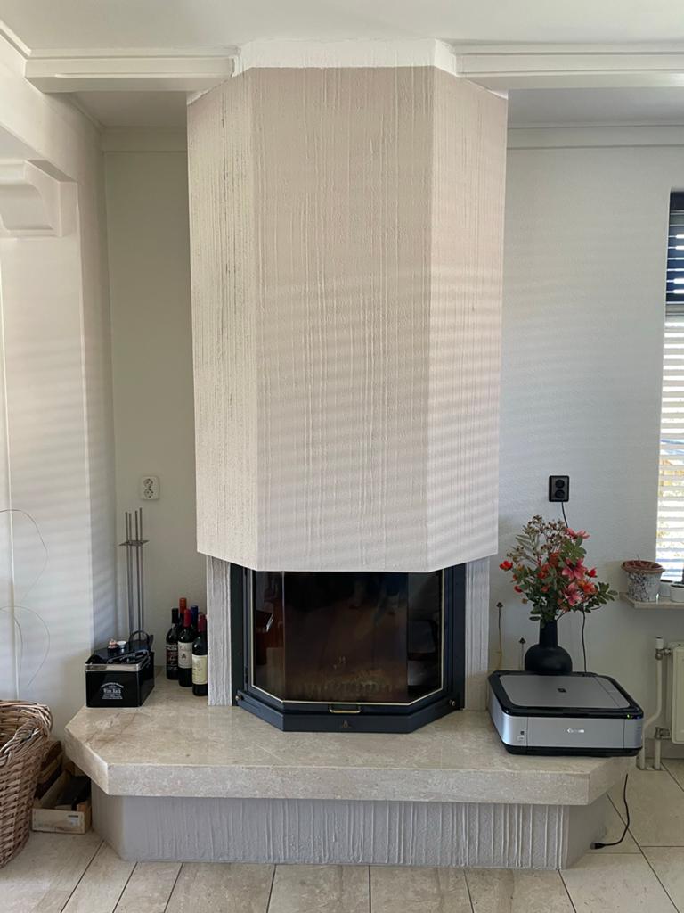 Barbas houthaard met liftdeur - Inbouw, Ophalen, Gebruikt, Inbouwhaard, Houthaard