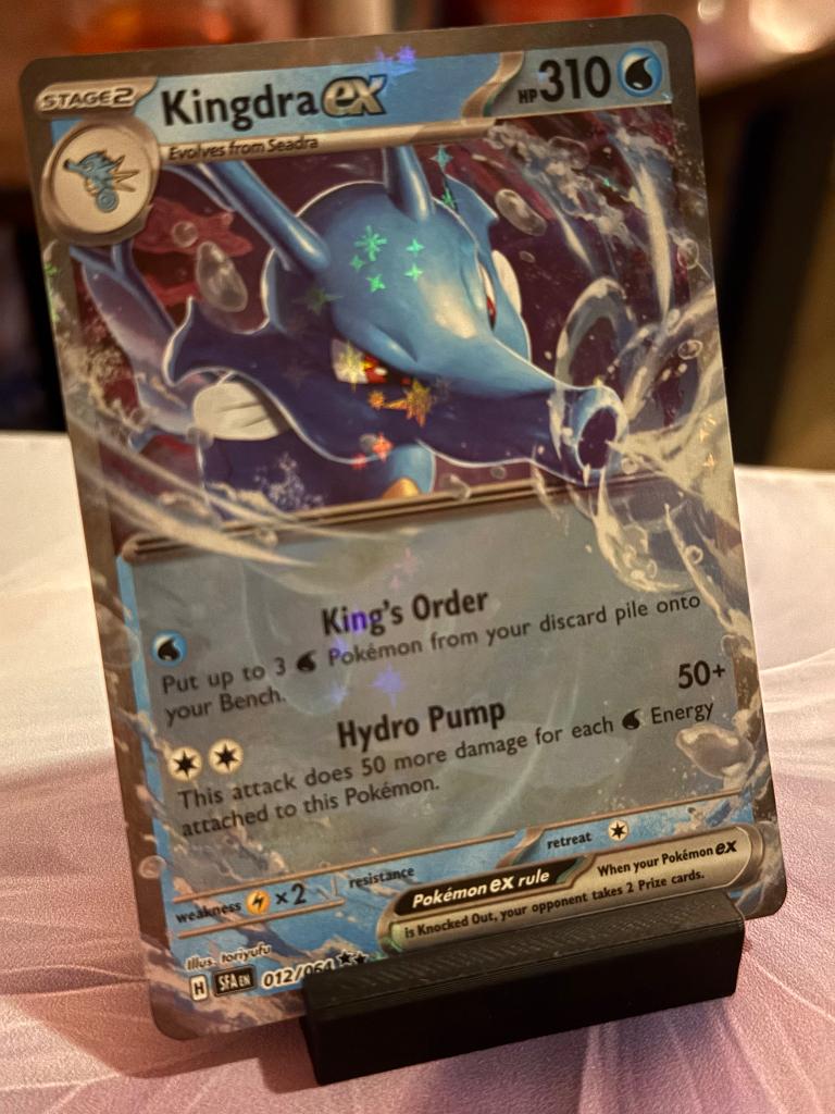 Pokemon kingdra ex 12/64, Verzenden, Nieuw, Losse kaart, Foil