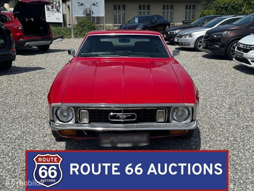 Ford Mustang Mach 1 | 1971 | Route 66 Auctions, Auto's, Oldtimers, Overige carrosserieën, Zwart, Bedrijf, Handgeschakeld