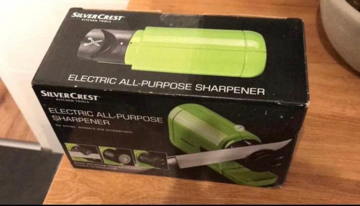 Silvercrest elektrische messenslijper - Nieuw in doos, Ophalen, Nieuw, Overige merken, Groen