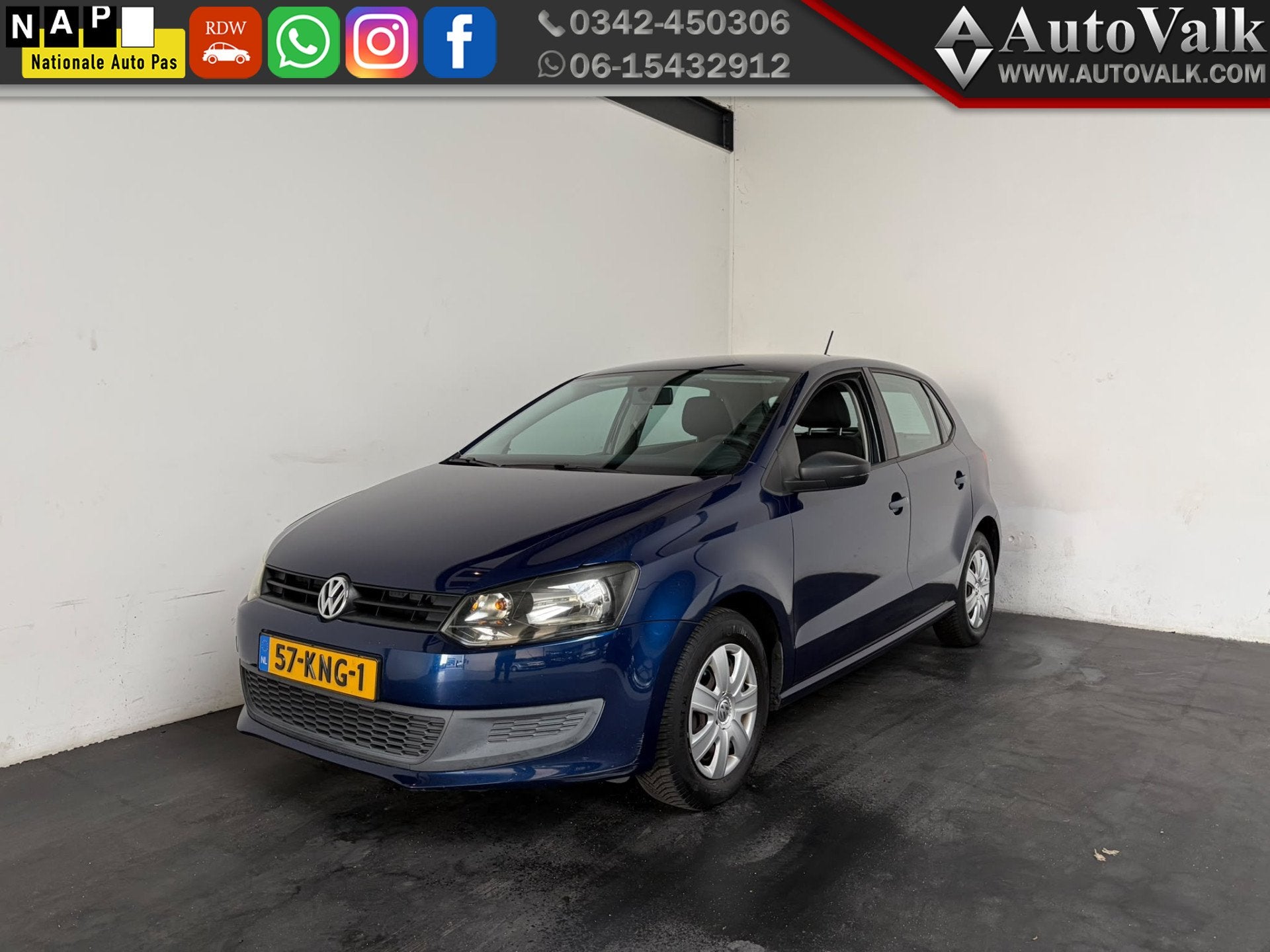 Volkswagen Polo 1.2 Easyline (bj 2009), Auto's, Voorwielaandrijving, Euro 5, 967 kg, 1198 cc