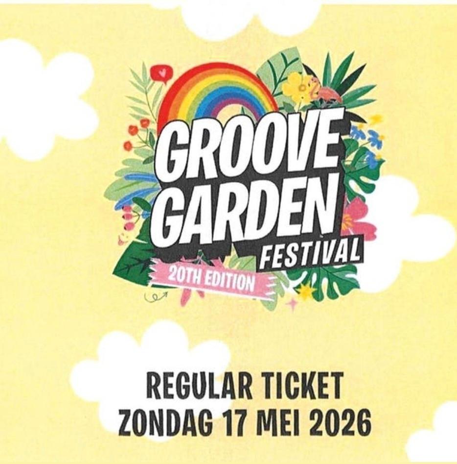 Ticket Groove Garden zondag 17 mei 2026 te koop, Tickets en Kaartjes, Eén persoon