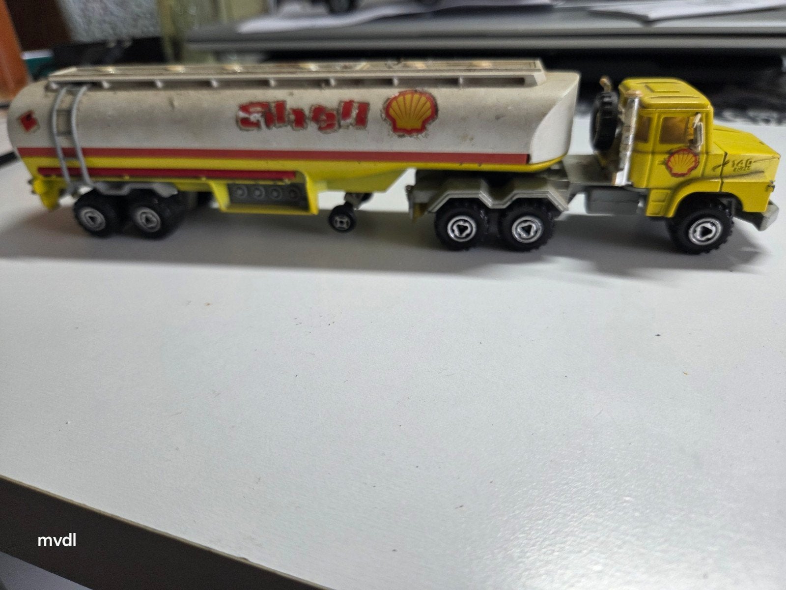 Matchbox Scania Shell Tankwagen - Vintage Speelgoed, Ophalen of Verzenden, Gebruikt