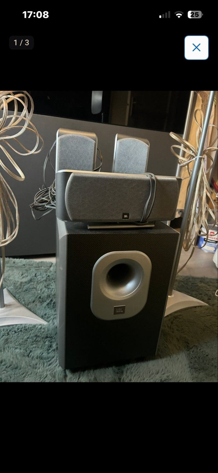 JBL Home Cinema Set met Subwoofer en Satellietluidsprekers, Audio, Tv en Foto, Overige merken, Ophalen of Verzenden, Minder dan 40 watt