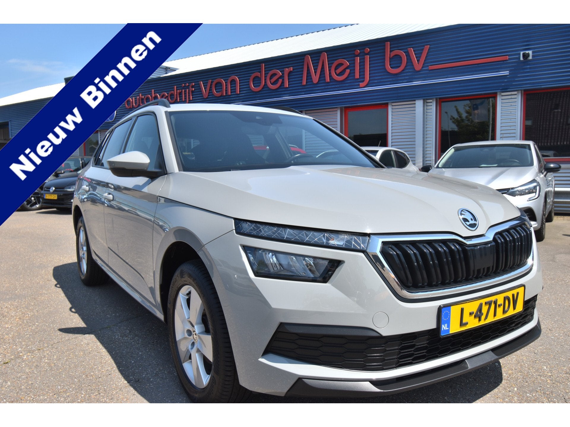 Skoda Kamiq 1.0 TSI Sport Business , EL TREKHAAK , CLIMATR ,, Stof, Gebruikt, 49 €/maand, Origineel Nederlands
