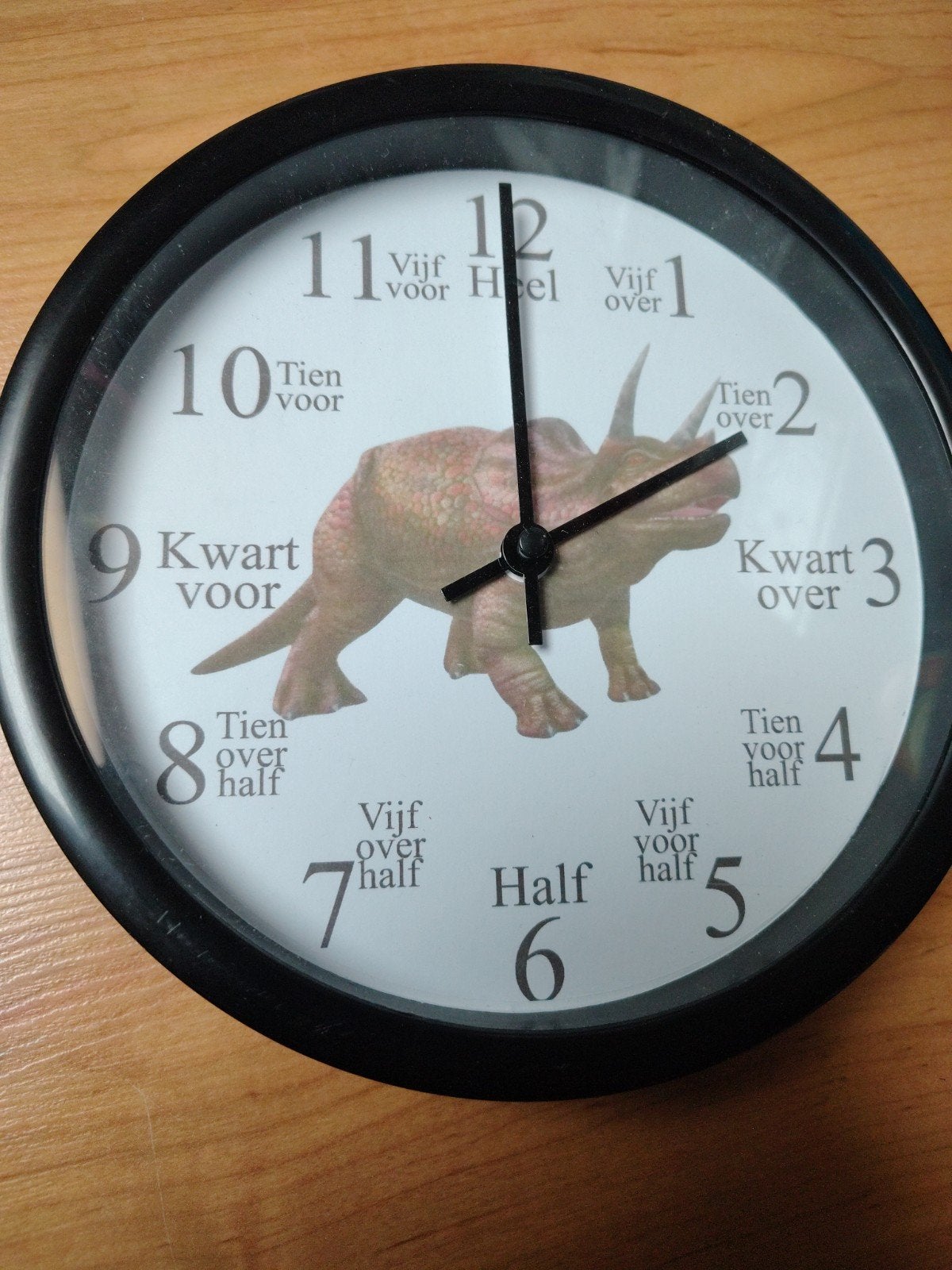 Educatieve klok met dinosaurus, Ophalen of Verzenden, Gebruikt