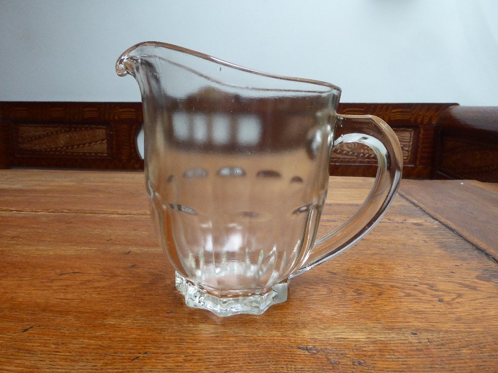 Art deco persglazen waterkan, Ophalen of Verzenden