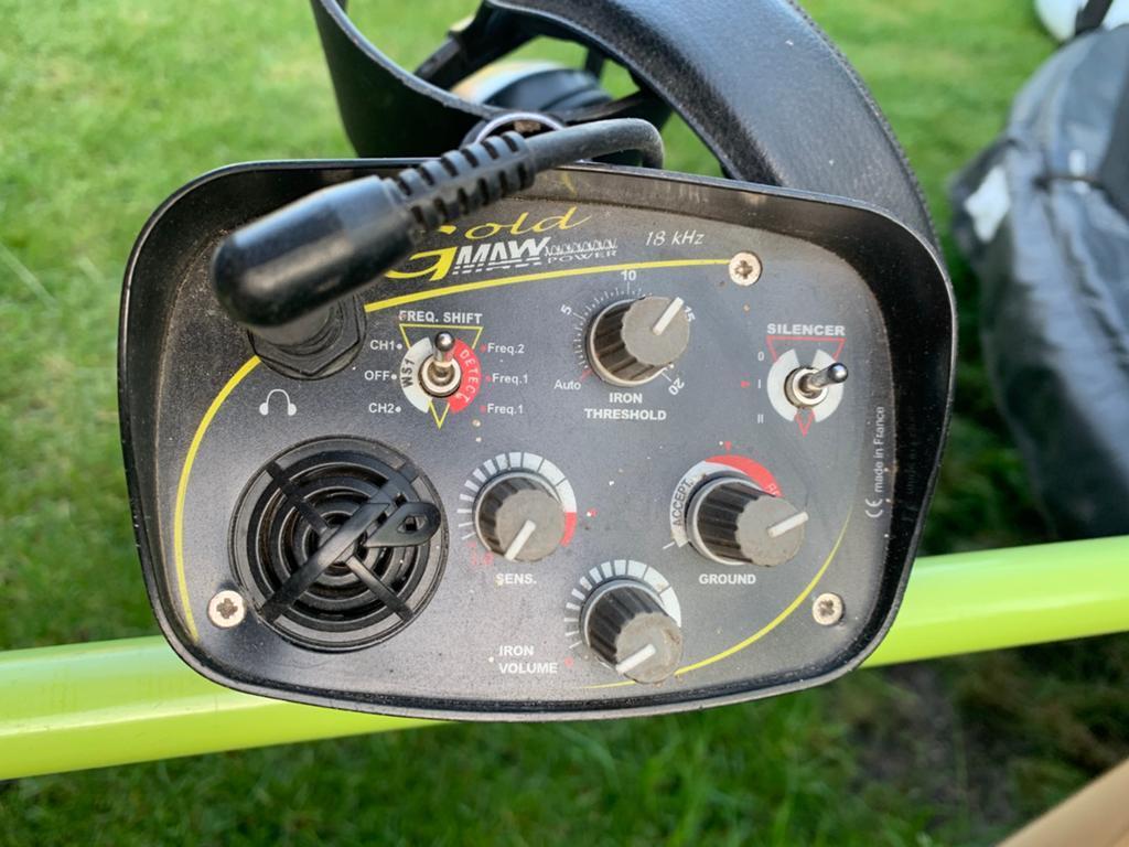 XP Goldmaxx power metaaldetector en garrett ms-2 koptelefoon, Ophalen of Verzenden, Gebruikt, Overige merken