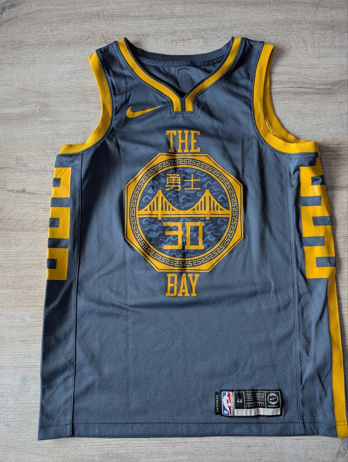 Stephen Curry Golden State Warriors NBA Swingman Jersey M, Nike, Ophalen of Verzenden, Gedragen, Maat 48/50 (M)