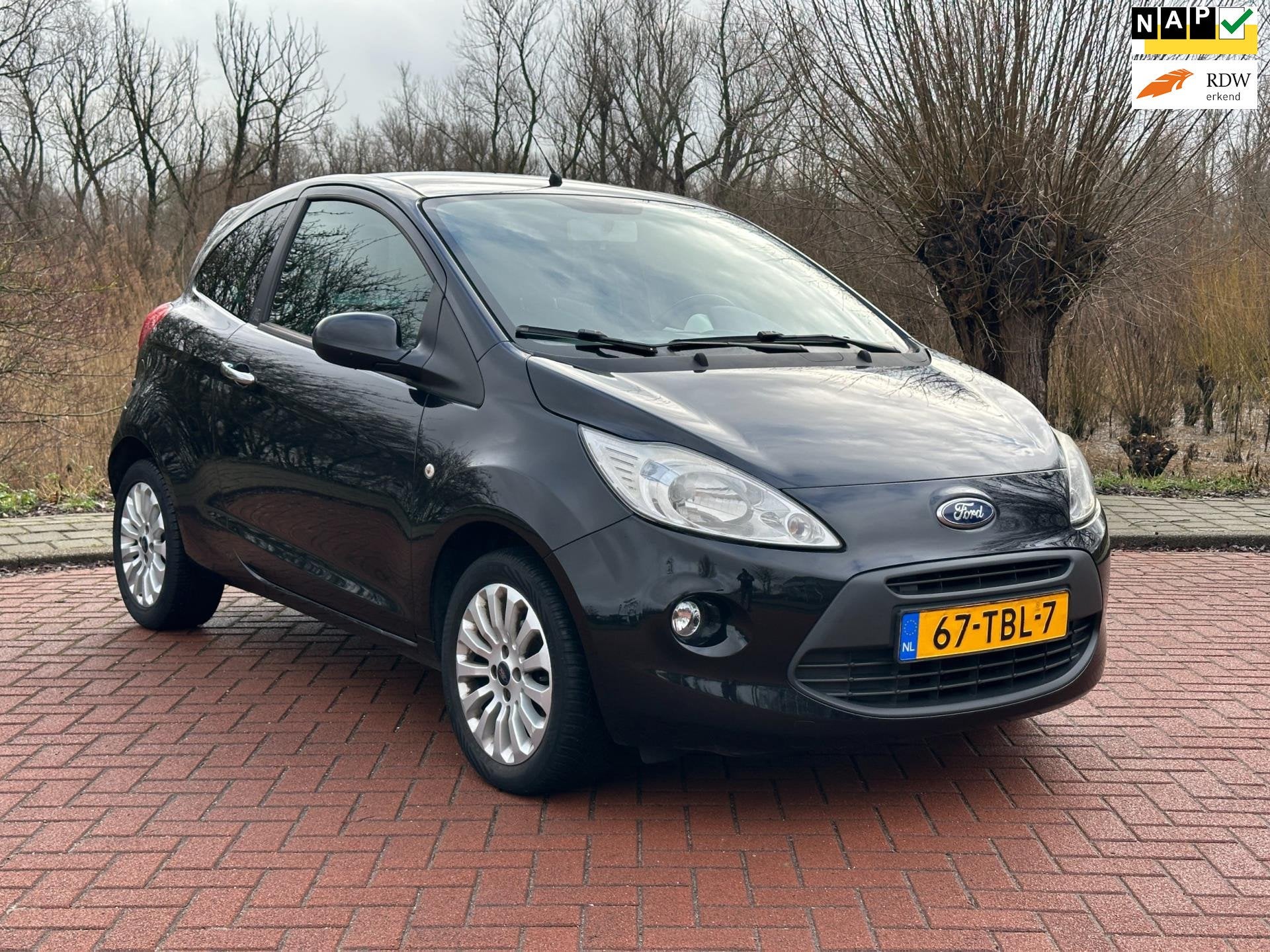 Ford Ka 1.2 Titanium X start/stop/NAP/AIRCO/Dealer onderhoud, Auto's, Voorwielaandrijving, Euro 5, Gebruikt, 1242 cc