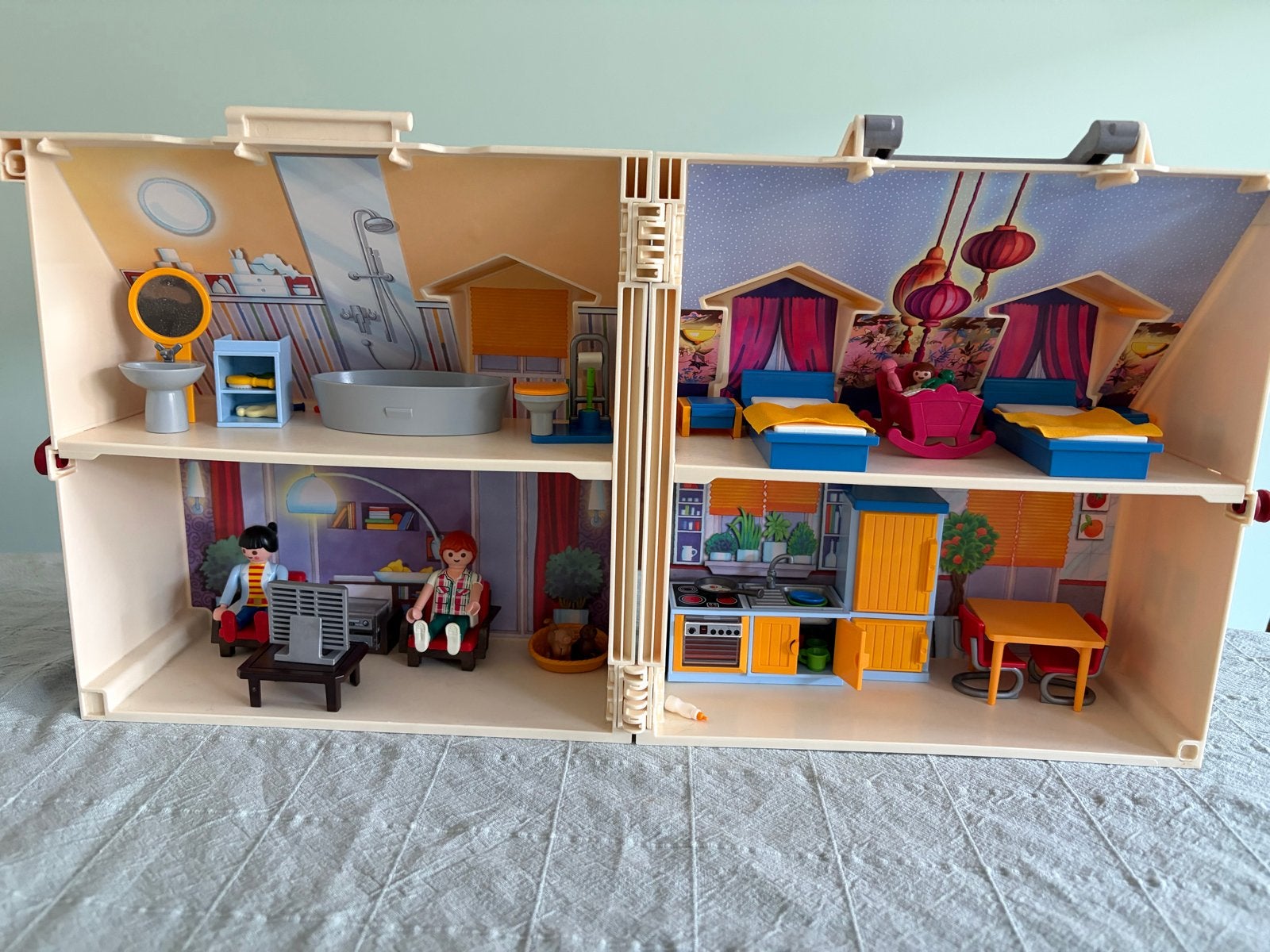 Playmobil Huis - Met Meubels en Figuren, Ophalen, Gebruikt, Gebouw, Complete set