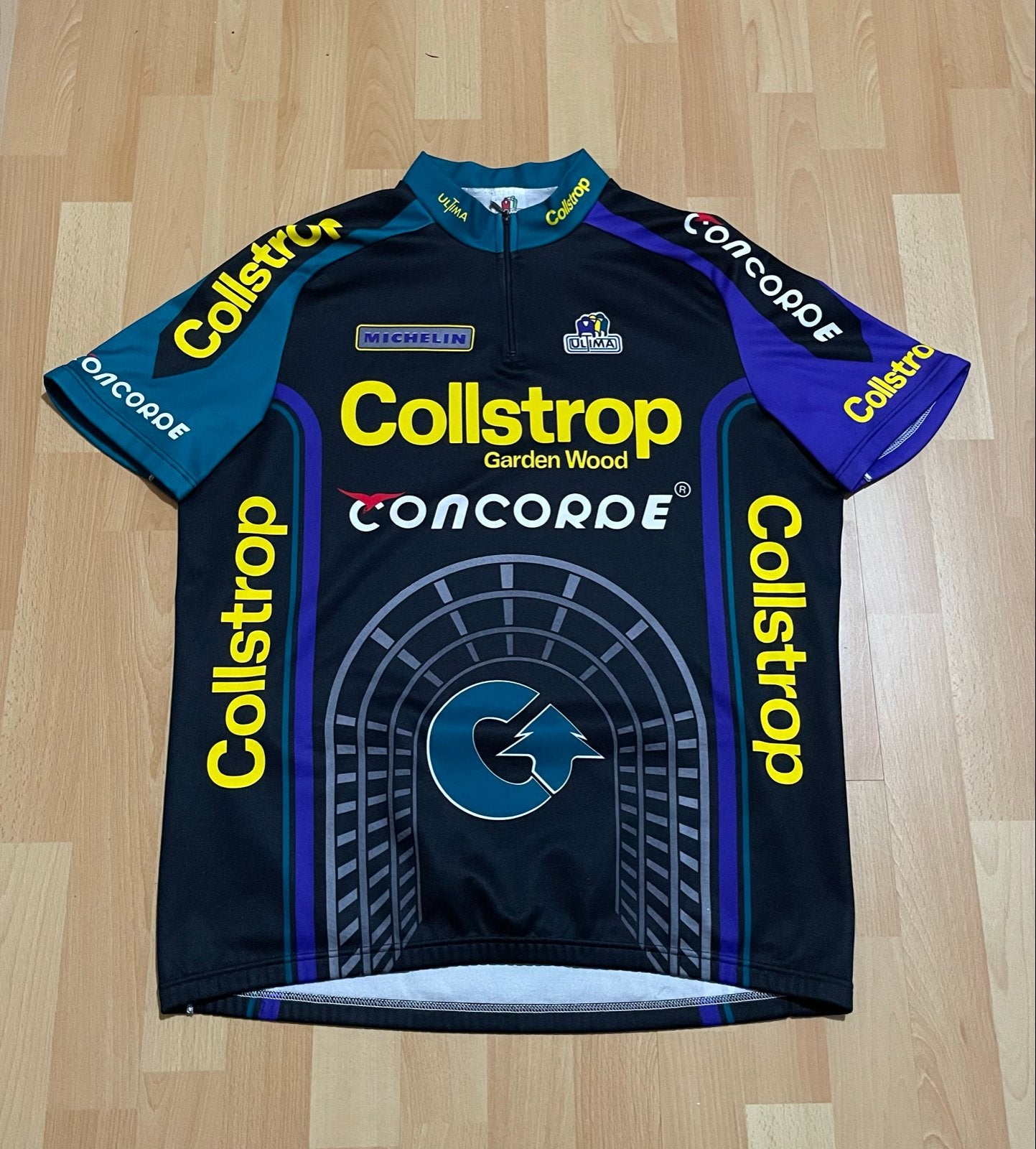 Vintage Collstrop Concorde Fiets Shirt Maat 3XL, Fietsen en Brommers, Heren, Overige maten, Ophalen of Verzenden, Zo goed als nieuw