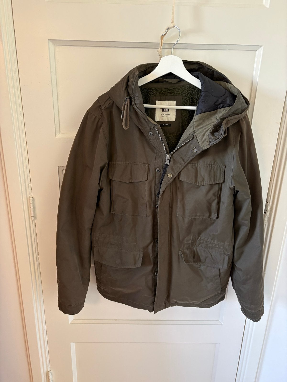 America Today winterjas maat M, Kleding | Heren, Ophalen of Verzenden, Zo goed als nieuw, Maat 48/50 (M), Groen
