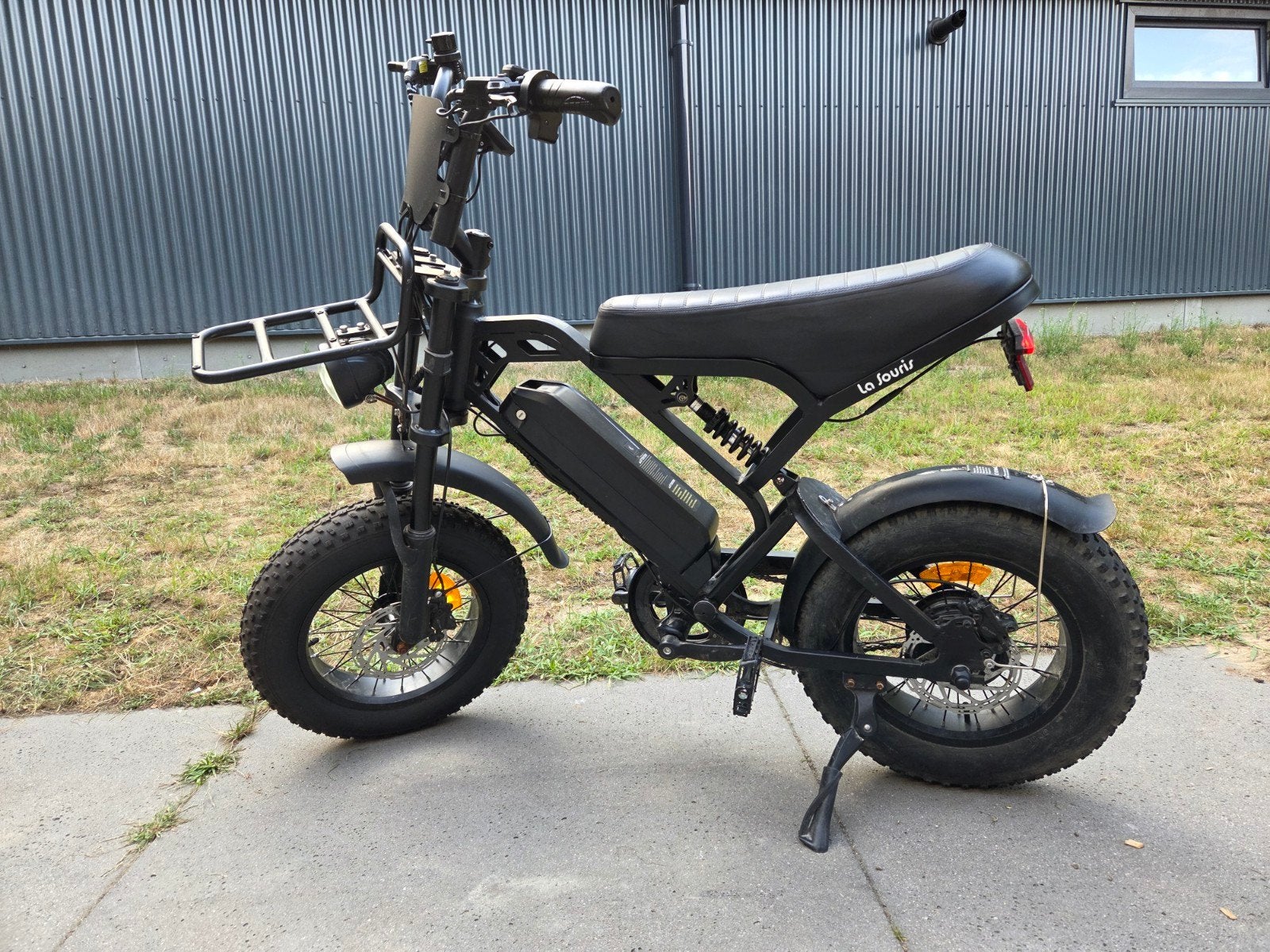 La Souris CrossBoss V20 Pro Mini Fatbike (Zwart), Zo goed als nieuw, Minder dan 47 cm, 30 tot 50 km per accu, Ophalen