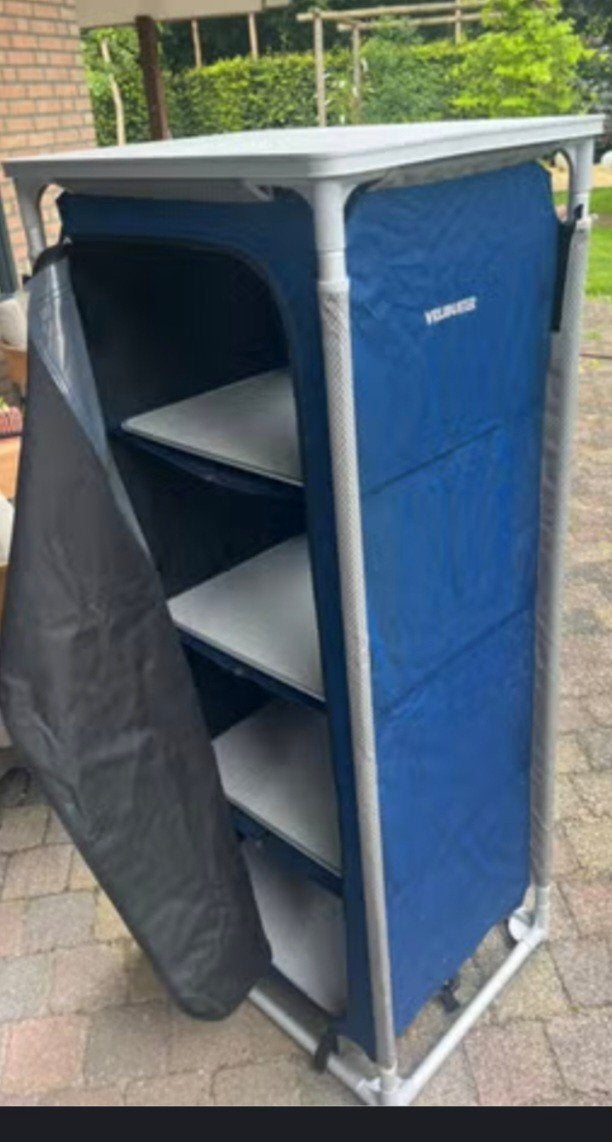 campingkast vrijbuiter 4 vakken., Ophalen, Gebruikt, Campingkast