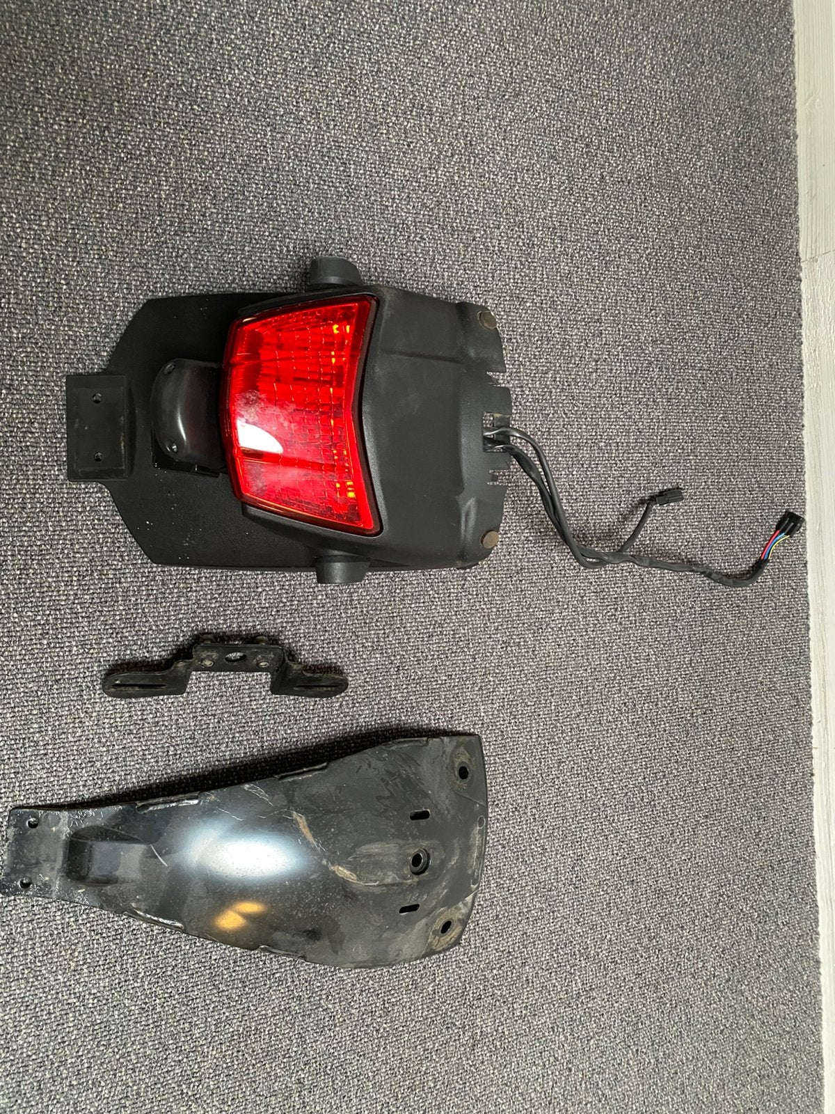 Kawasaki Vulcan s achterlicht met kentekenplaat houder, Ophalen, Gebruikt