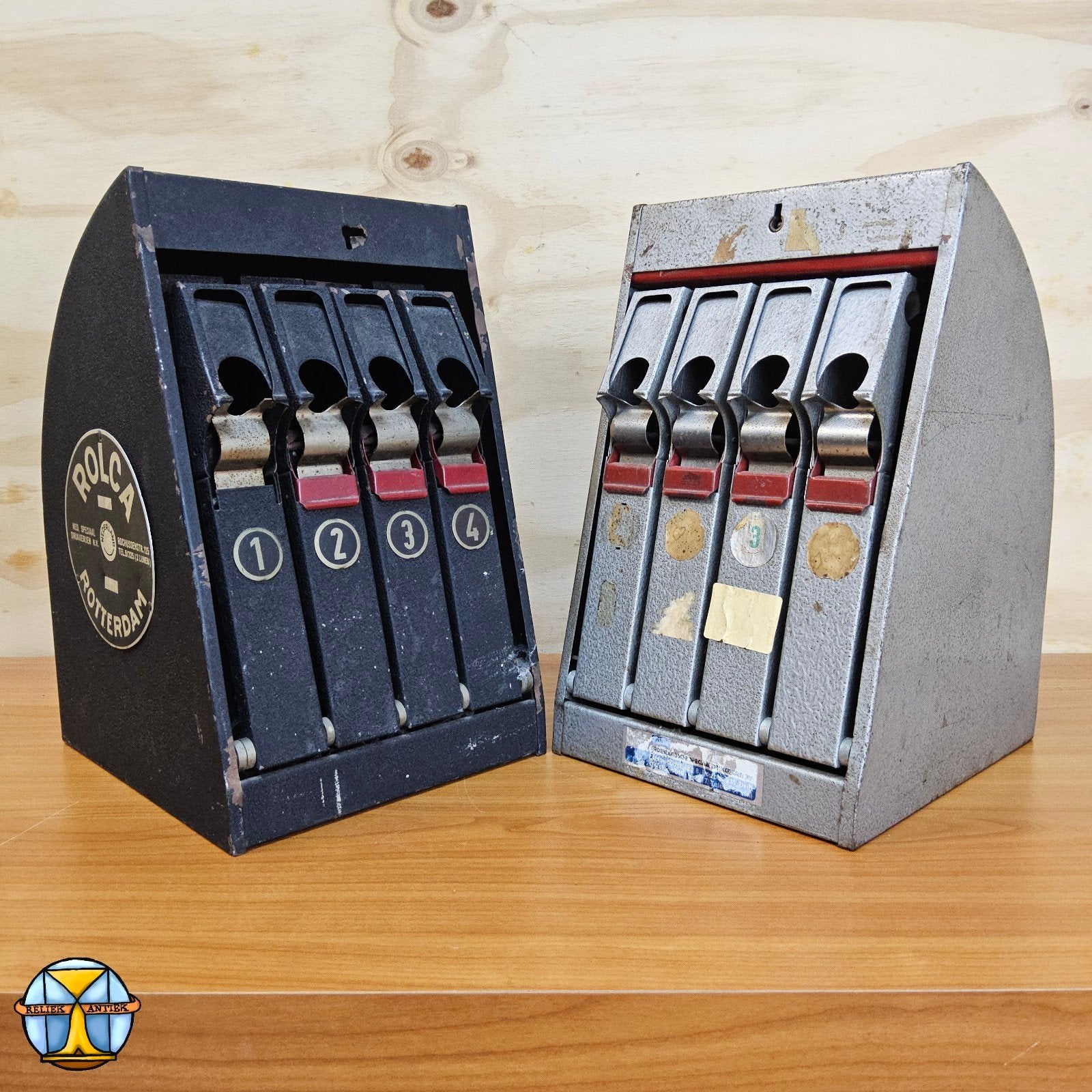 Vintage Rolca Rotterdam bioscoop kaartjes automaat (2x), Ophalen of Verzenden