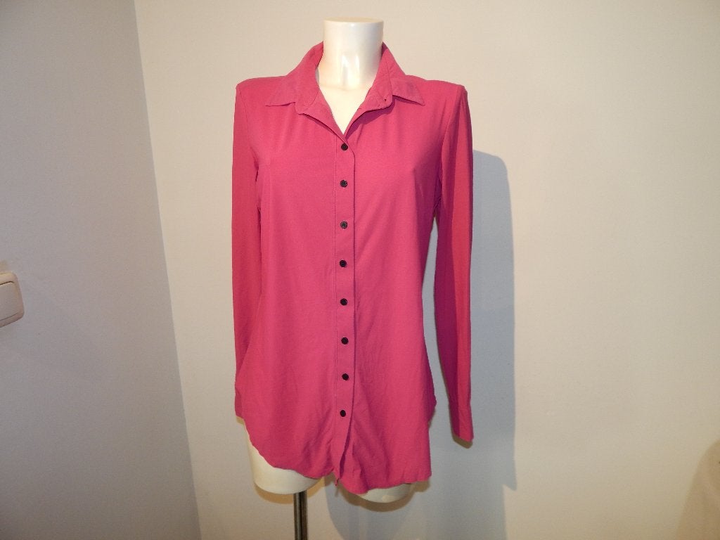Studio Anneloes travel stof cyclaam fucia roze blouse S/M