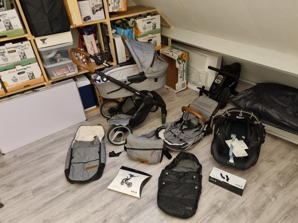 Mutsy Evo inclusief maxi cosi, Ophalen, Zo goed als nieuw, Mutsy, Met reiswieg