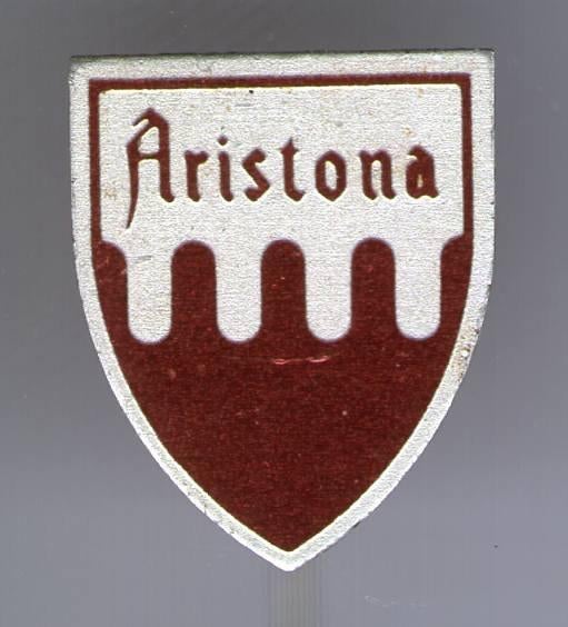 Aristona blik geluidsapparaten speldje ( V_126 ), Verzamelen, Verzenden, Zo goed als nieuw, Merk, Speldje of Pin