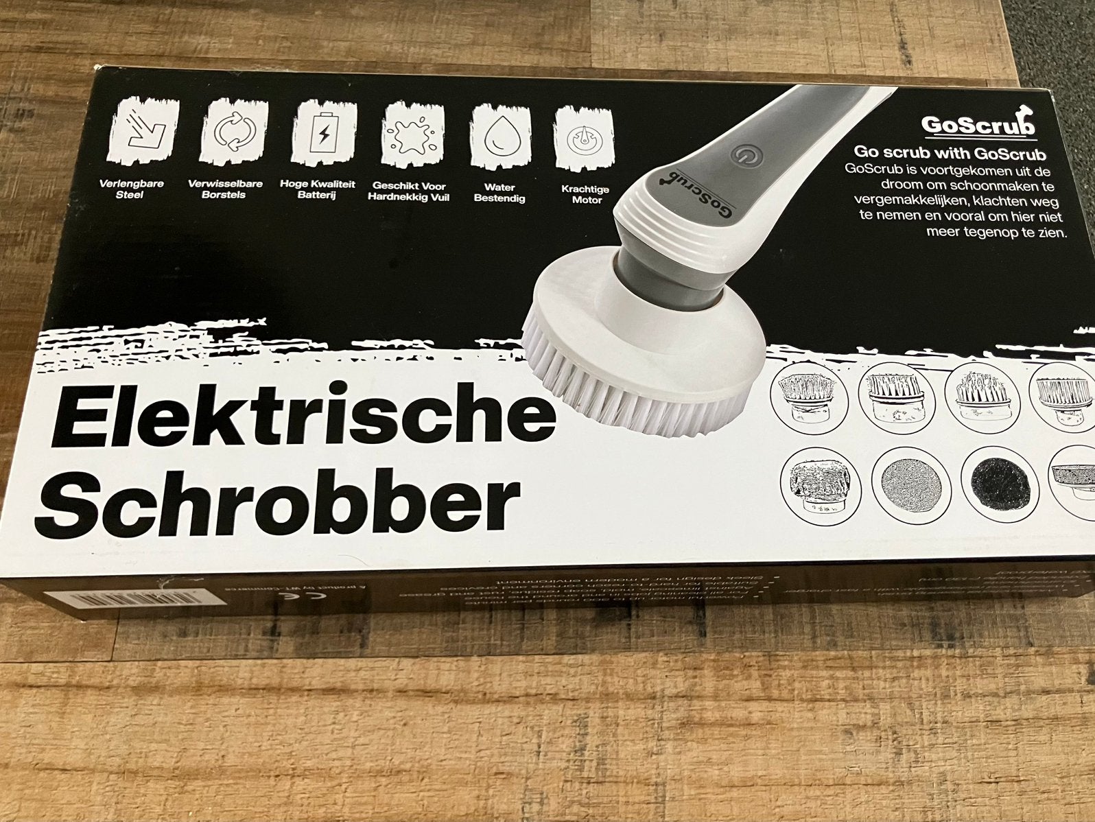 Schoonmaakborstel elektrisch, Ophalen of Verzenden, Zo goed als nieuw