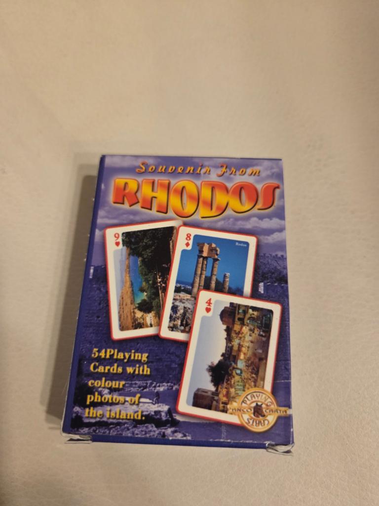 Nieuw gesealde speelkaarten Rhodos souvenir, Verzamelen, Ophalen of Verzenden, Nieuw, Speelkaart(en)