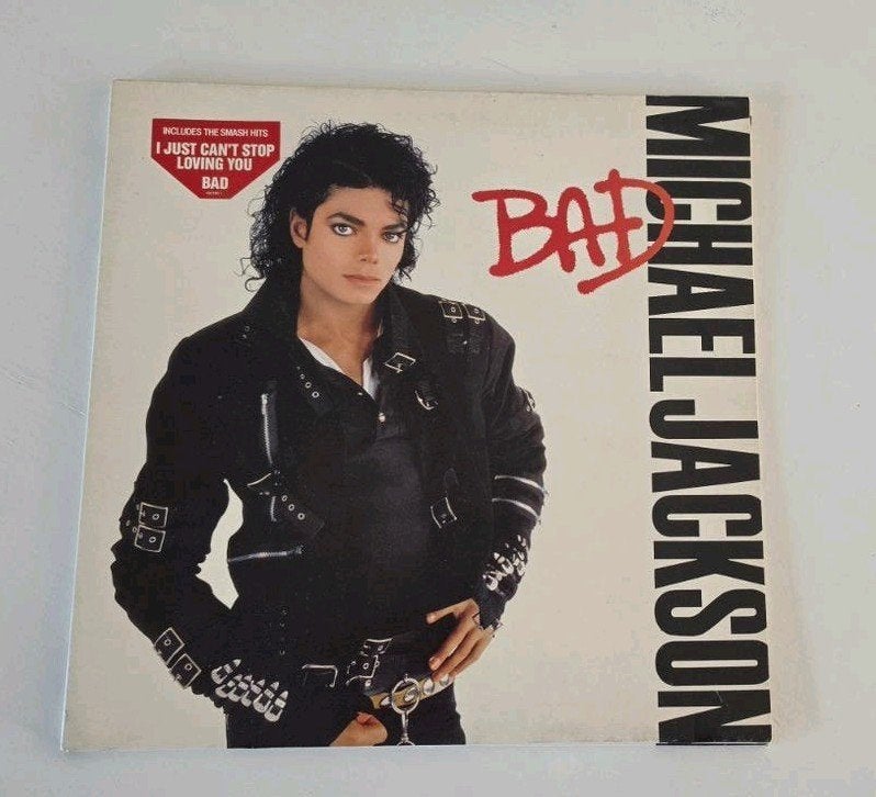 Michael Jackson - Bad LP (1987), Ophalen, LP, Gebruikt, Pop