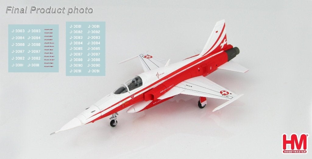 Northrop F-5E Tiger II Patrouille Suisse Hobby Master HA3361, Verzenden, Nieuw, Military-Models VJ Mendelssohnstraße 29 info@military-models-vj.de
