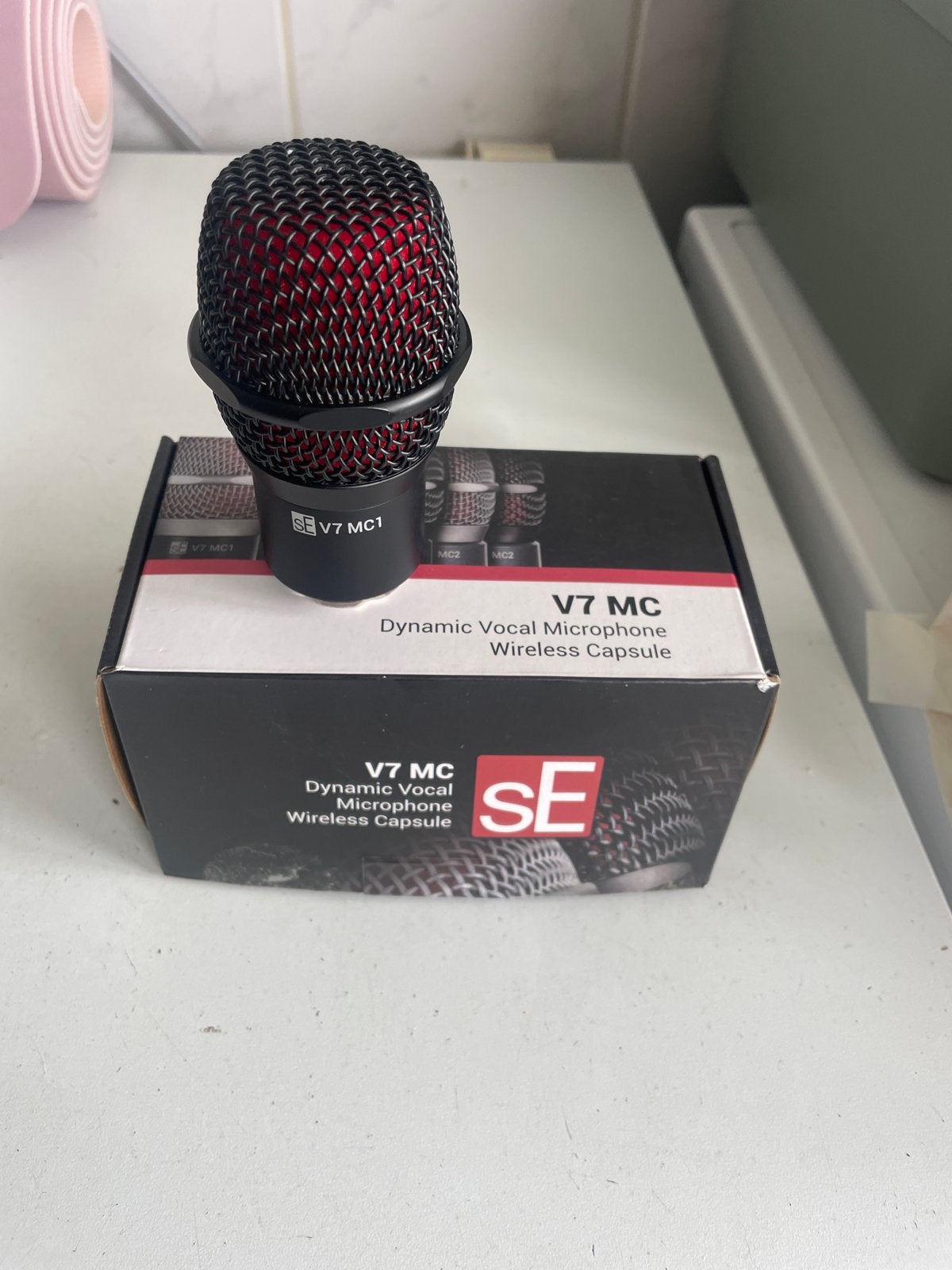 SE Electronics V7 MC1 Draadloze Zangmicrofoon Capsule, Ophalen of Verzenden, Zo goed als nieuw, Zangmicrofoon, Draadloos