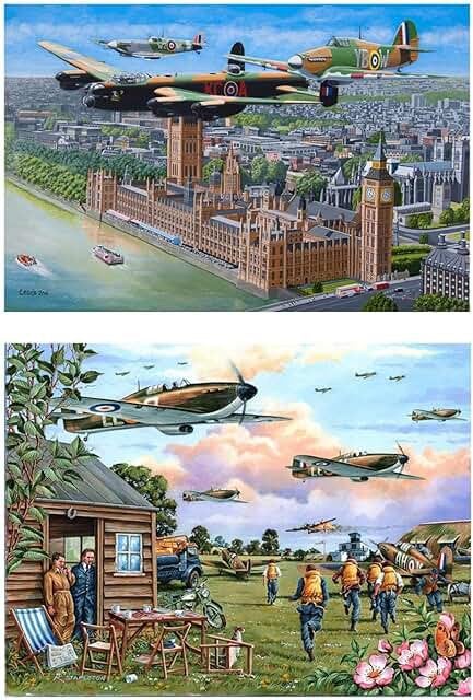 House of Puzzles - Sky Patrol - 2x500XL stukjes, Ophalen of Verzenden, 500 t/m 1500 stukjes, Nieuw, Legpuzzel