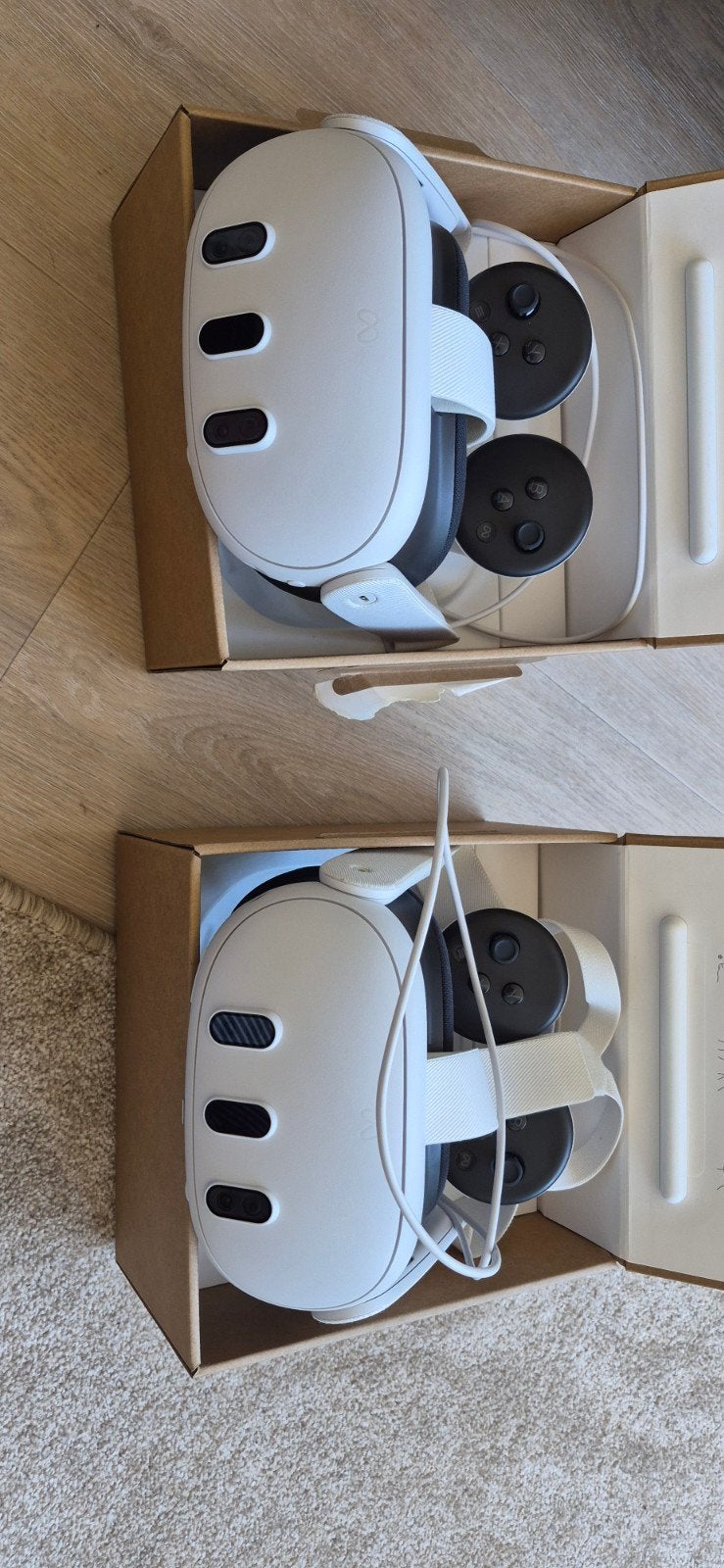 2x Meta Quest 3 512GB VR Bril - Z.G.A.N. met 2 jaar garantie, Ophalen of Verzenden, Zo goed als nieuw, Overige platformen