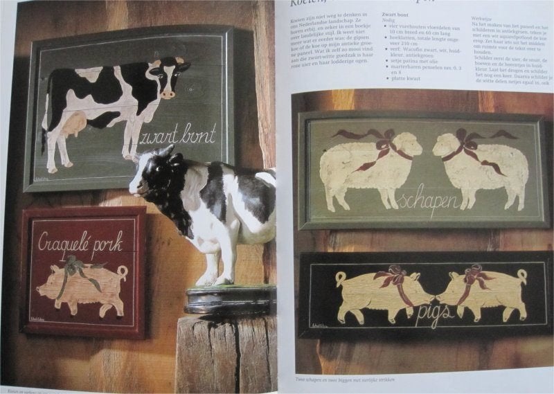 Landelijke panelen schilderen (boek met sjablonen), Hobby en Vrije tijd, Ophalen of Verzenden, Nieuw, Overige typen
