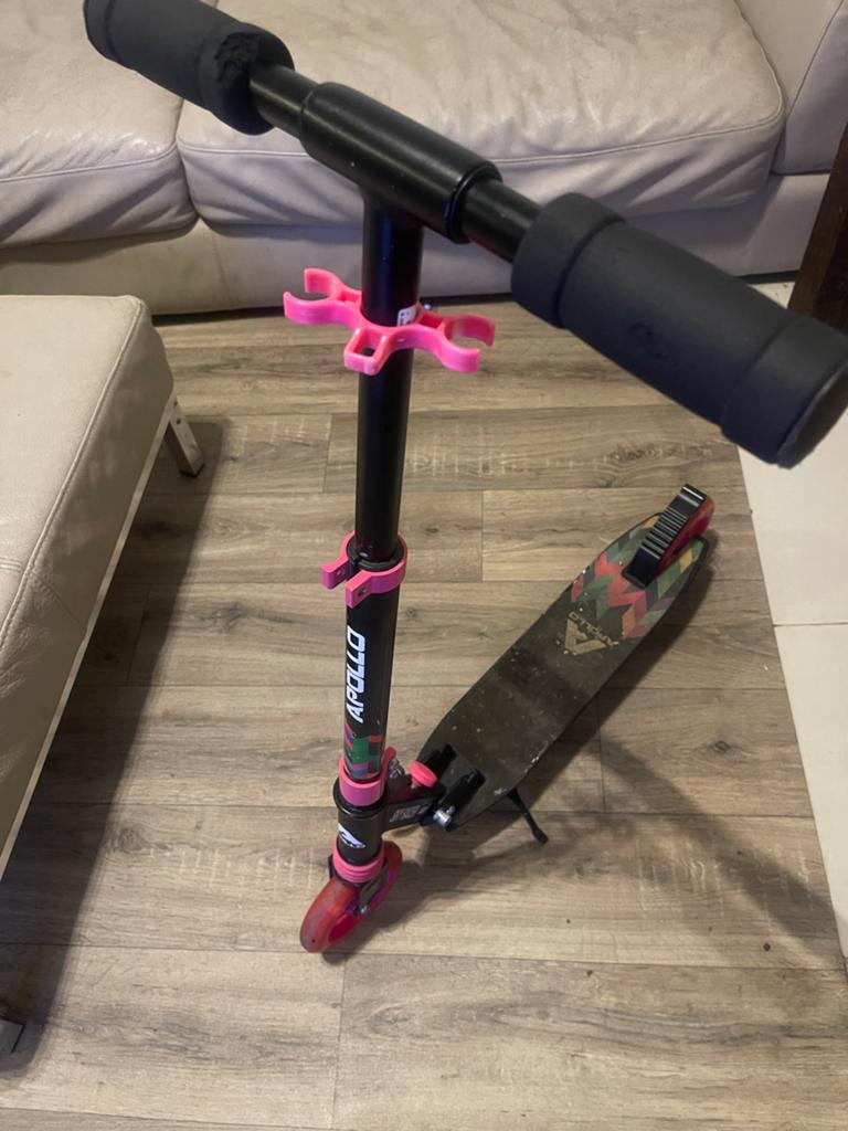 Apollo Sky Racer step met LED wielen - Goed werkende staat, Ophalen of Verzenden, Gebruikt, Gewone step