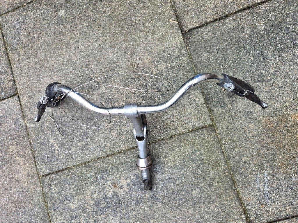 Aluminium fietsstuur verstelbaar 25,4 mm, Ophalen of Verzenden, Stadsfiets, Stuur, Aluminium