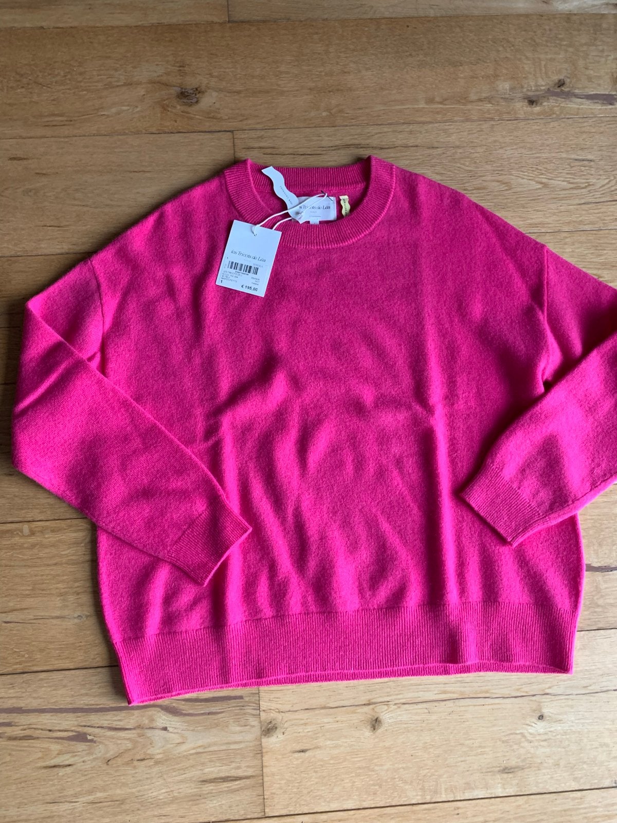 Nieuwe Les Tricots de Léa 100% Cashmere Trui - Roze, Ophalen of Verzenden, Nieuw, Roze