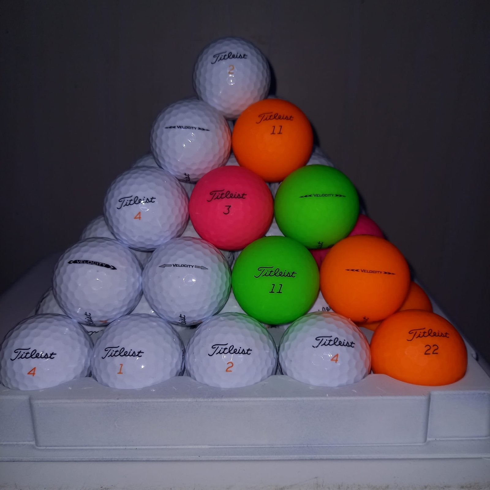 Titleist Velocity AAAA Golfballen - 100 stuks., Sport en Fitness, Golf, Ophalen of Verzenden, Gebruikt, Bal(len)