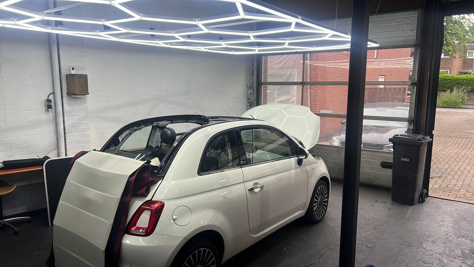 Fiat 500 kapot dak cabriolet cabriodak, Auto diversen, Overige Auto diversen, Ophalen