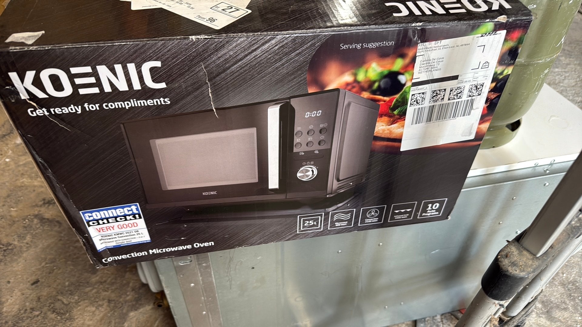 Koenic magnetron/oven, Ophalen of Verzenden, Zo goed als nieuw, Oven