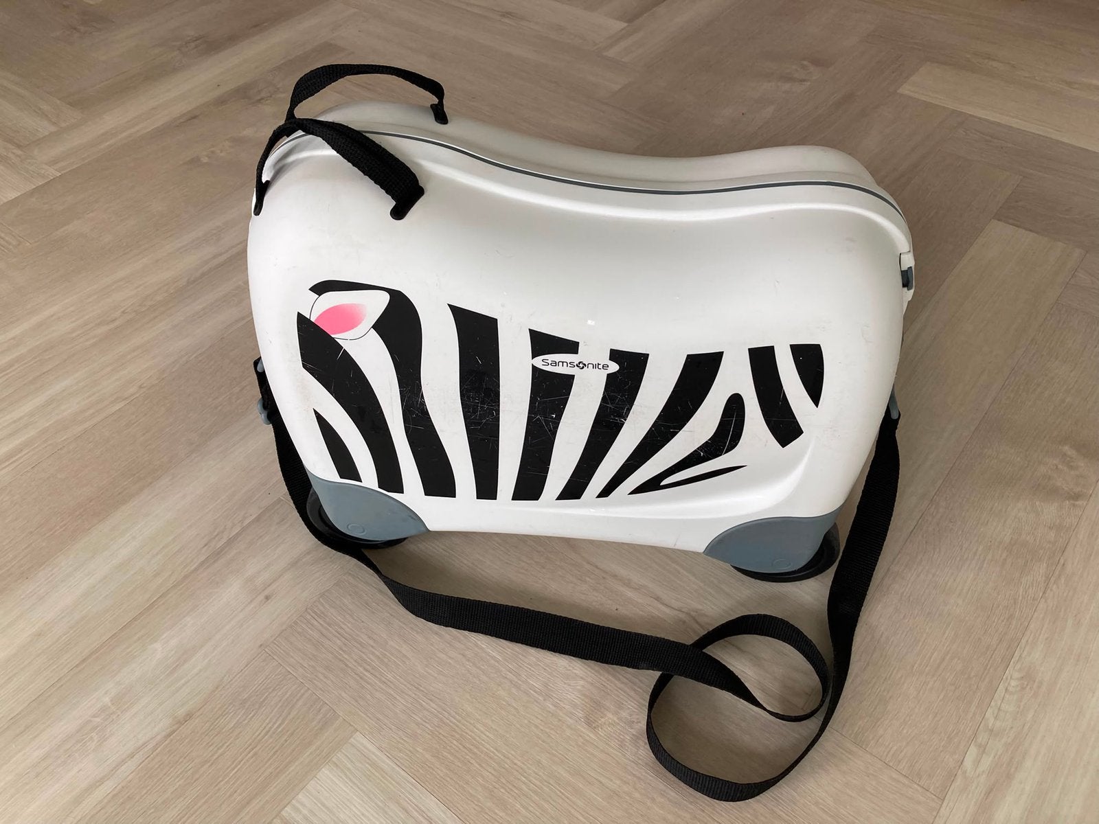 Samsonite Dream Rider Zebra kinderkoffer, Ophalen, Gebruikt