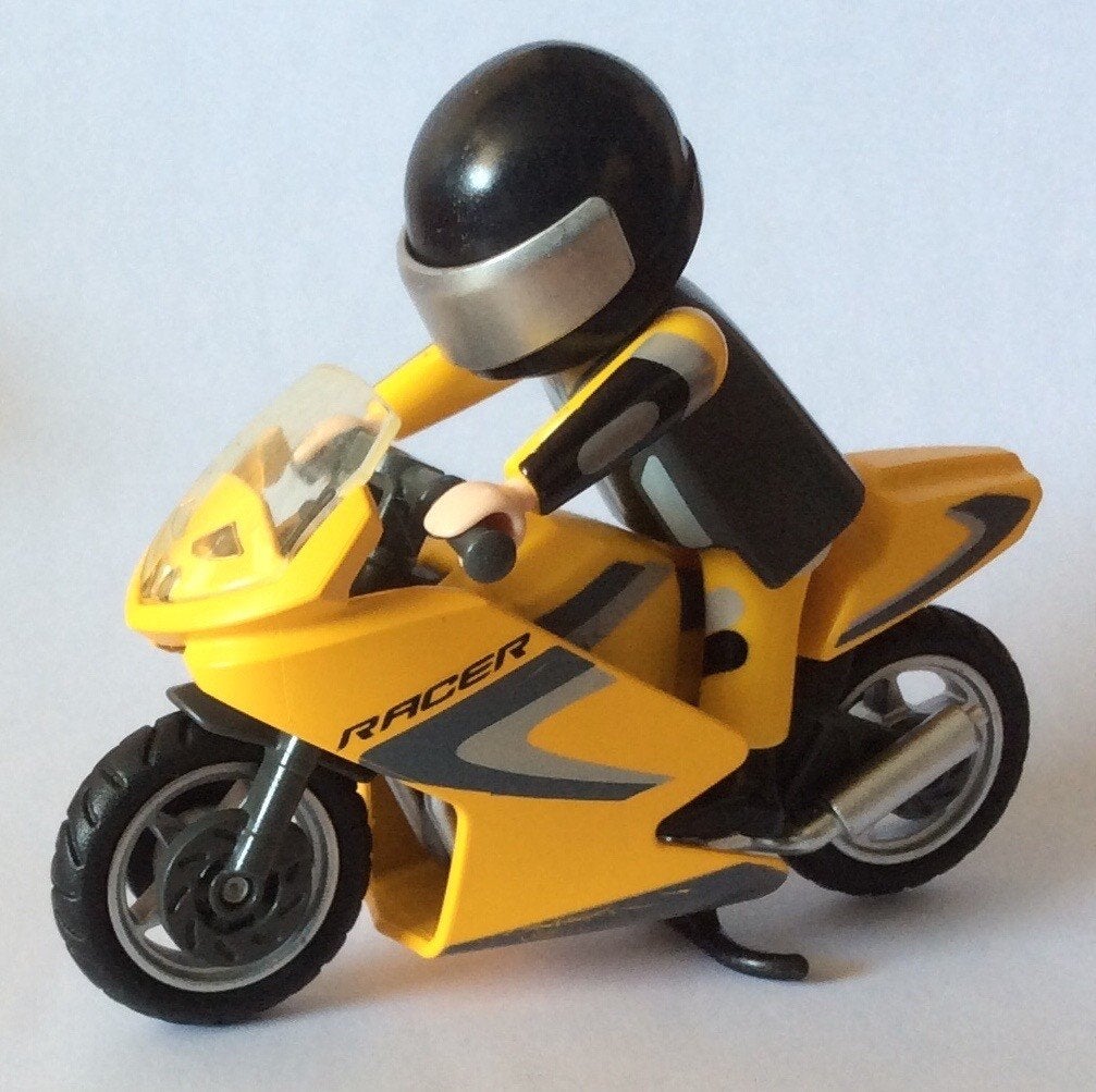 playmobil 5116 motor rijder, Ophalen of Verzenden, Gebruikt, Complete set