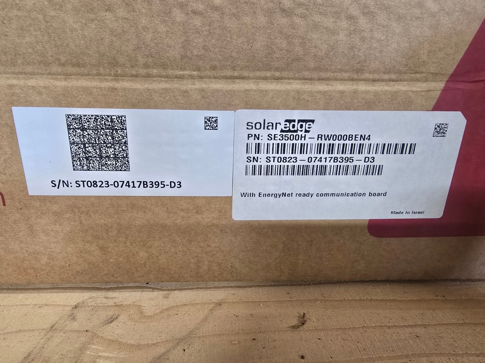 SolarEdge SE3500H HD-Wave omvormer, nieuw in doos, Ophalen, Nieuw, Overige typen, 200 wattpiek of meer
