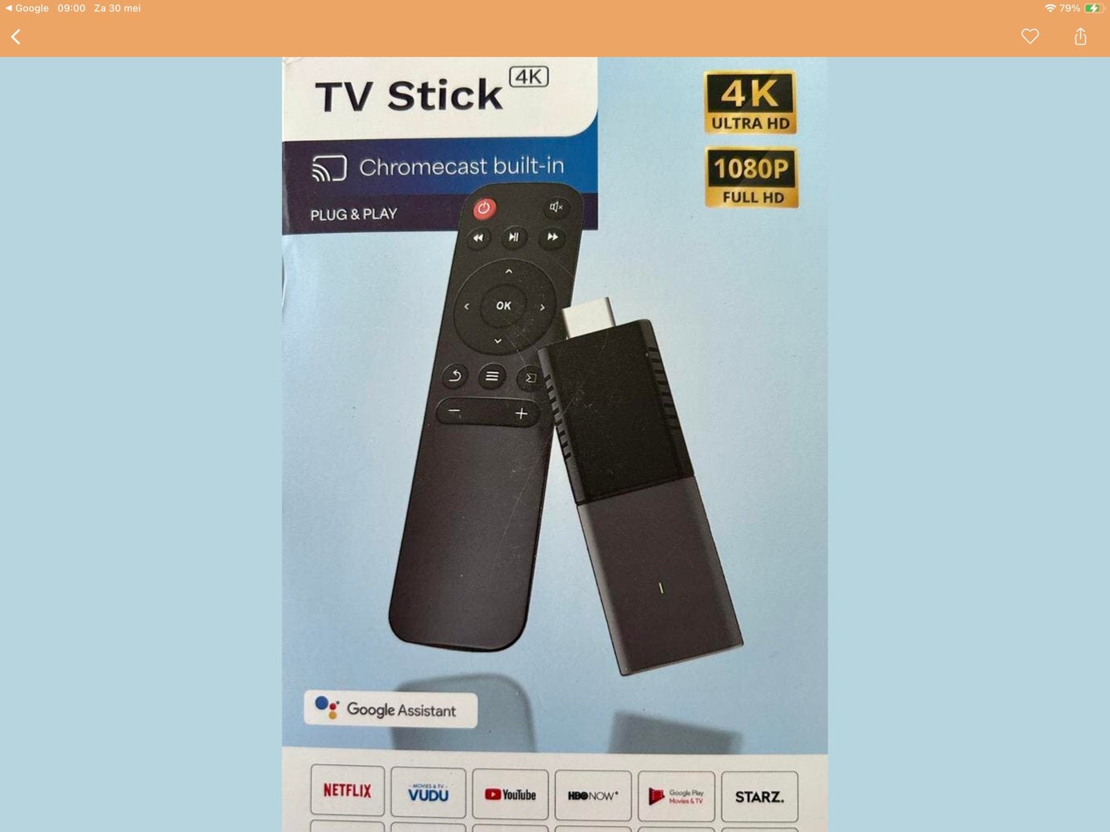Flixi Android tv stick nieuw, Audio, Tv en Foto, Mediaspelers, Ophalen of Verzenden, Nieuw