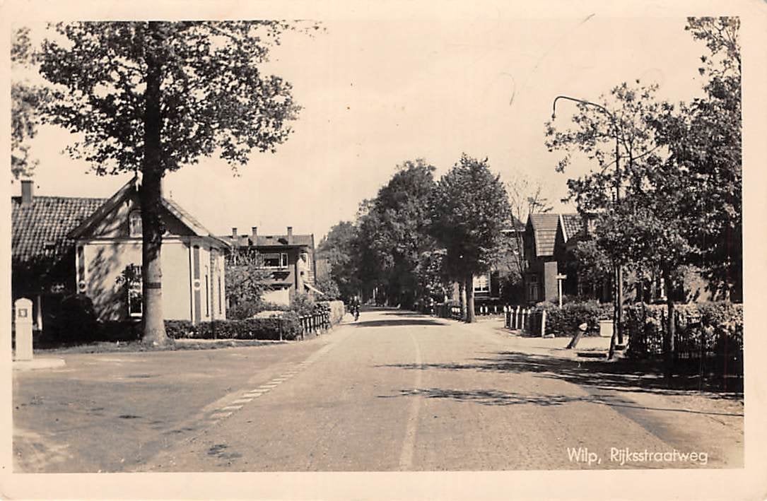 Wilp, Rijksstraatweg gemeente Voorst, Gelderland, Ophalen of Verzenden, 1940 tot 1960, Gelopen, Gelderland